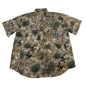 GameGuard Original Shirt Lightweight Quick-Dry Hunting Cactus Camo Men’s Sz LG